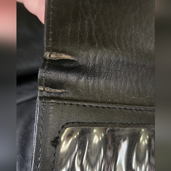 Gucci Black Vintage Traditional Logo Unauthenticated Used/vintage 7.5"×4" - Picture 5 of 8